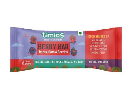 Timios Berry Bar - Dates Oats & Berries For Sale