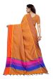 Vamika Orange Cotton Silk Weaving Saree (Binita Orange) Fashion