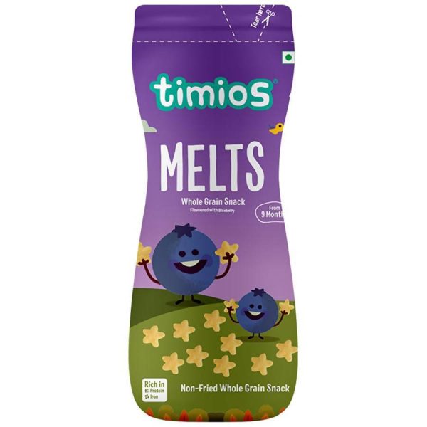 Timios Melts Blueberry Finger Food For Babies Cheap