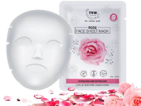 The Natural Wash Rose Face Sheet Mask For Sale