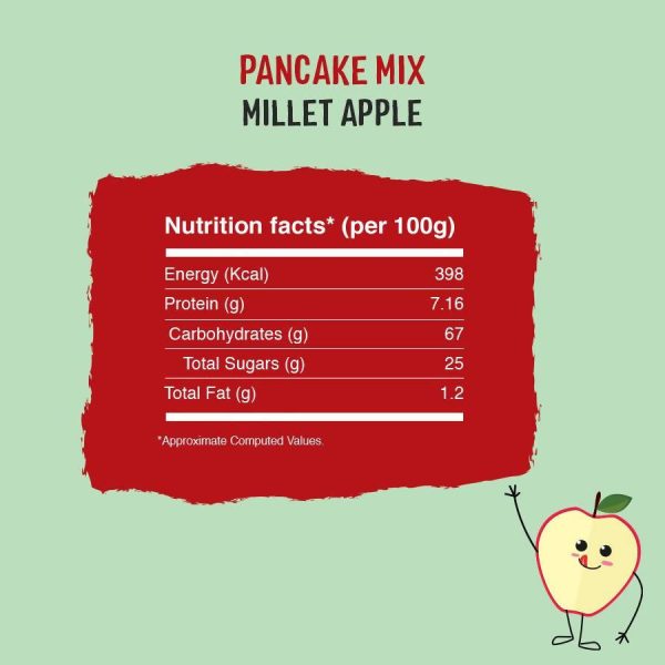 Timios Apple Millet Pancake with Cocoa Online now