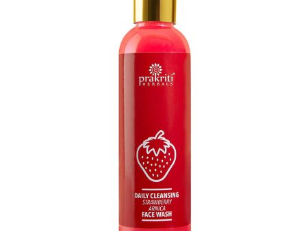 Prakriti Herbals Daily Cleansing Strawberry Arnica Face Wash Online Hot Sale