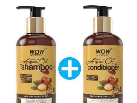 Wow Skin Science Moroccan Argan Oil Shampoo & Hair Conditioner Online