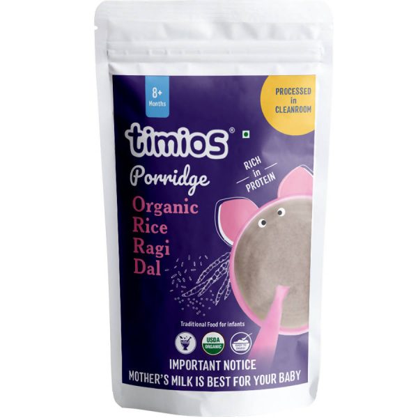 Timios Organic Rice Ragi Dal Porridge on Sale