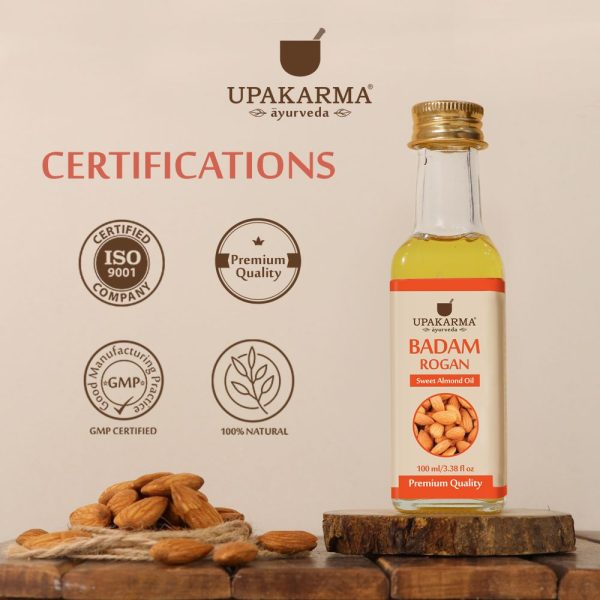 Upakarma Ayurveda Badam Rogan Sweet Almond Oil Online now