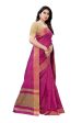 Vamika Pink Cotton Silk Weaving Saree (Anaya Pink) Online Sale