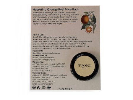 Tjori Hydrating Orange Peel Face Pack Online Sale