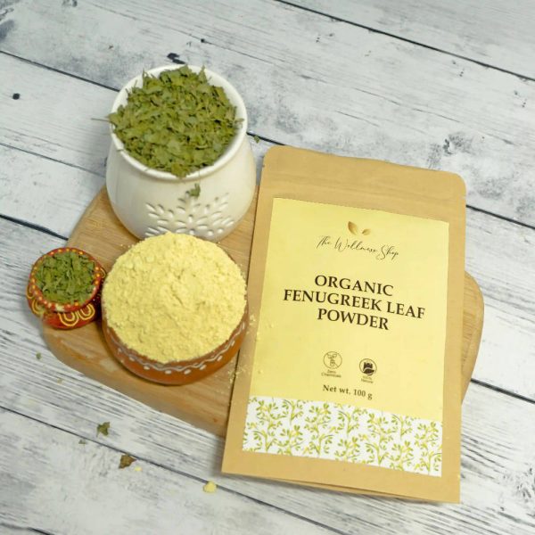 The Wellness Shop Organic Fenugreek Leaf Powder Online now