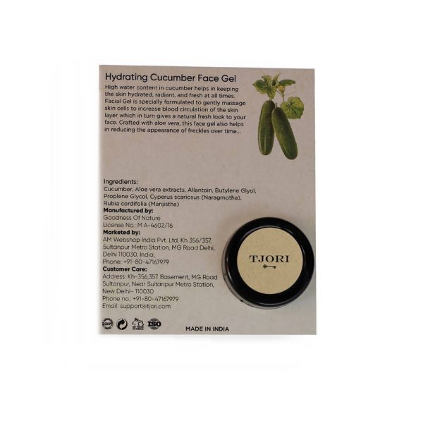 Tjori Hydrating Cucumber Face Gel Fashion