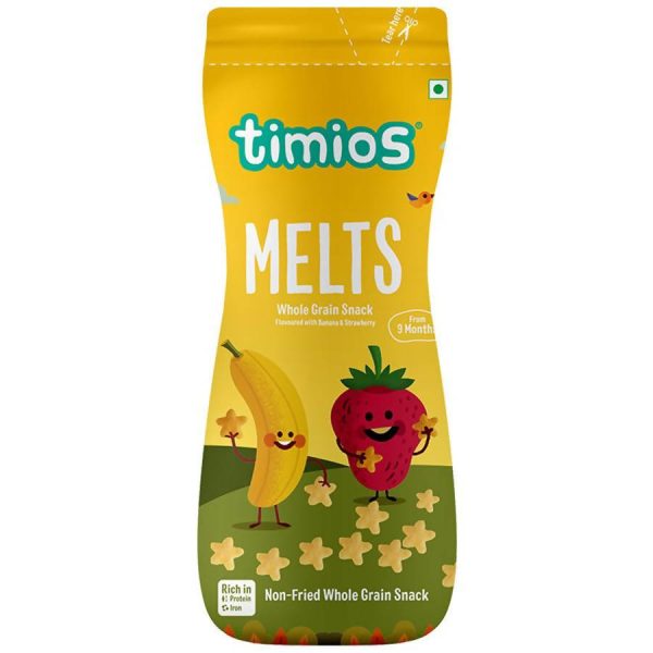 Timios Melts Banana And Strawberry Finger Food For Babies Fashion