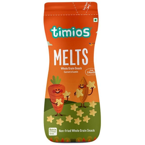 Timios Melts Carrot And Cumin Finger Food For Babies For Cheap