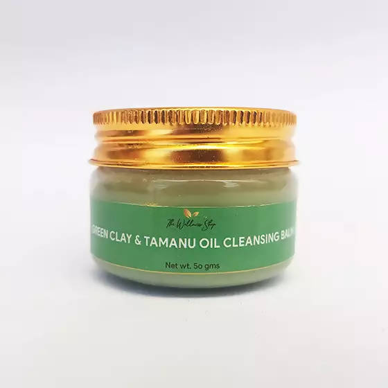 The Wellness Shop Green Clay And Tamanu Oil Cleansing Balm Online Hot Sale