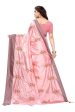 Vamika Pink Crepe Embroidery Saree (Nirali Pink) on Sale