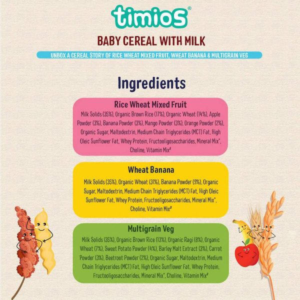 Timios Assorted Organic Baby Cereal Cheap