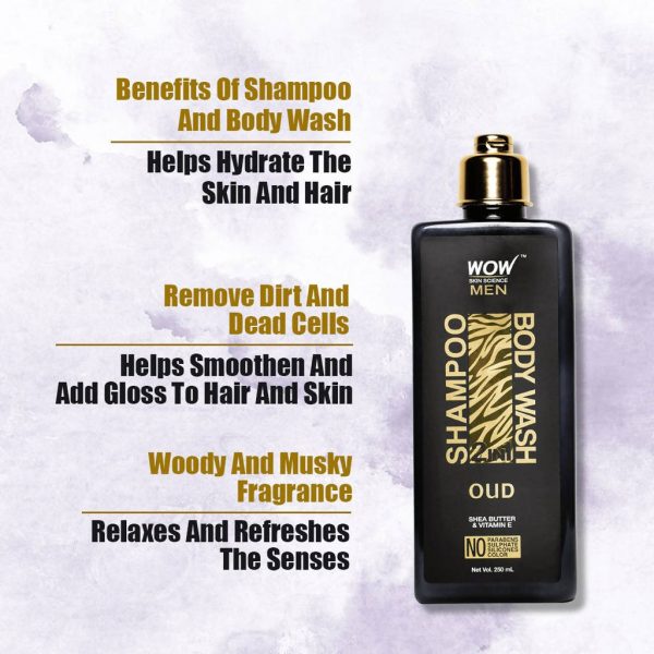 Wow Skin Science Men Oud 2-In-1 Shampoo And Body Wash Hot on Sale