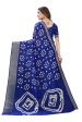 Vamika Beautiful Blue Linen Jari Border Saree (RADHIKA BLUE) Online Sale