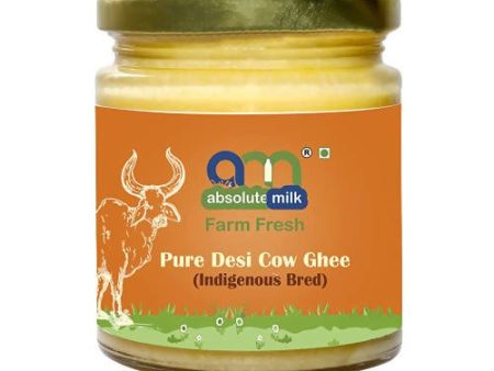 Absolute Milk Farm Fresh Pure Desi Cow Ghee (Indigeneous Bred) | Desi Gir Cow Ghee | 100% Pure & Natural Ghee Online