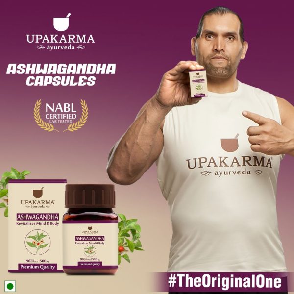 Upakarma Ayurveda Ashwagandha Capsules Hot on Sale