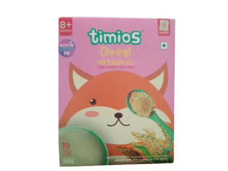 Timios Organic Multigrain Veg Baby Cereal Online