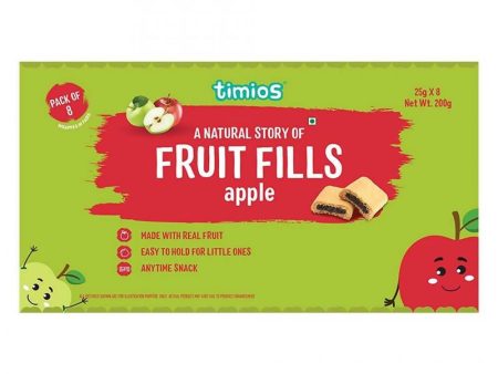 Timios Apple Fruit Fills Snack For Kids Discount