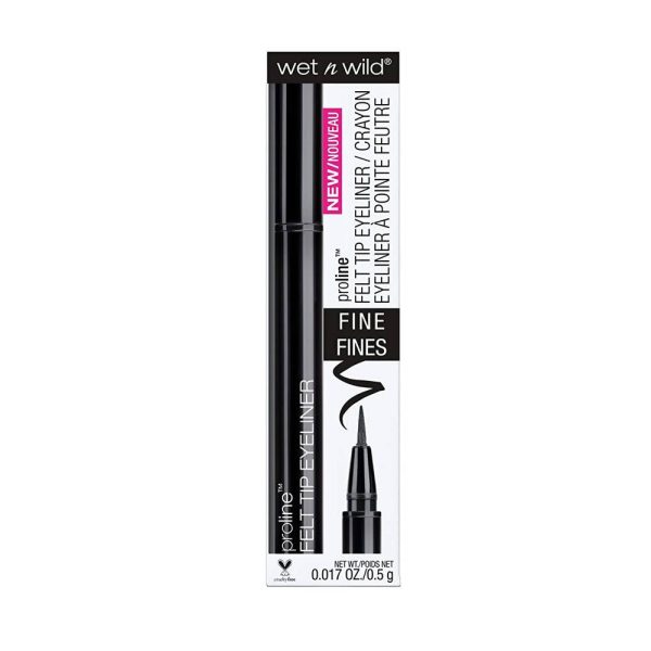 Wet n Wild ProLine Felt Tip Eyeliner - Black Noir Online Hot Sale