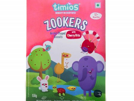 Timios Zookers Cherry Bits Animal Shaped Biscuits For Toddlers Online now