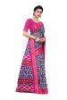 Vamika Blue Linen Jari Border Saree (JANKI Blue) Fashion