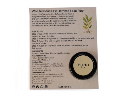 Tjori Wild Turmeric Skin Defense Face Pack For Sale