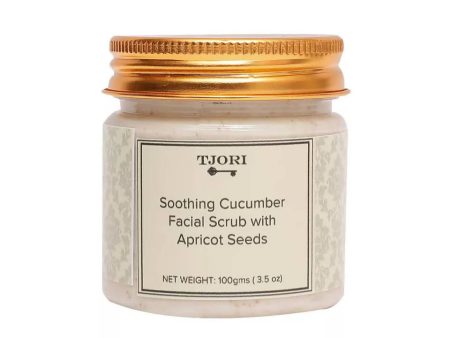 Tjori Soothing Cucumber Facial Scrub With Apricot Seeds For Discount