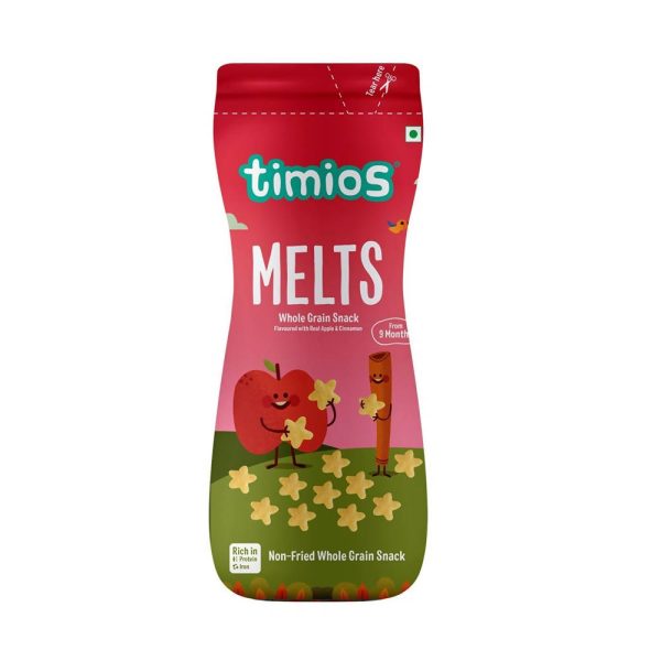 Timios Melts Apple And Cinnamon Finger Food For Babies Online now