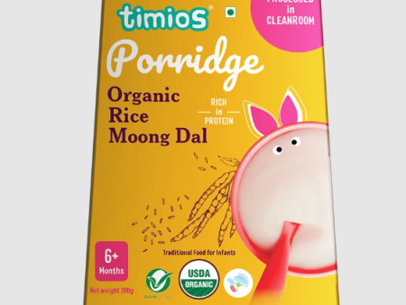 Timios Organic Rice Moong Dal Porridge For Sale