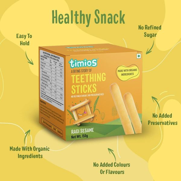 Timios Ragi Sesame Teething Sticks For Cheap