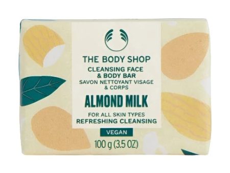 The Body Shop Almond Milk & Honey Soothing & Caring Cleansing Bar For Cheap