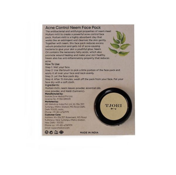 Tjori Acne Control Neem Face Pack Online now