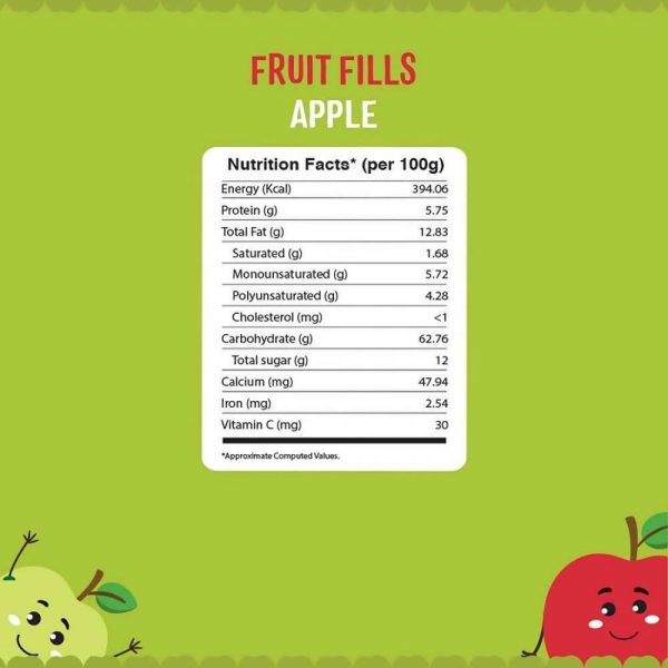 Timios Apple Fruit Fills Snack For Kids Discount