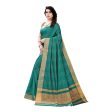 Vamika Green Cotton Silk Weaving Saree (Anaya Green) Online