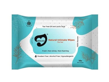 Oraah Natural Intimate Wipes For Her For Discount