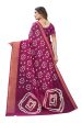 Vamika Purple and Gold Linen Jari Border Saree (RADHIKA PURPLE) Online