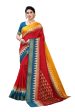 Vamika Maroon Linen Jari Border Saree Online At Low Price Supply