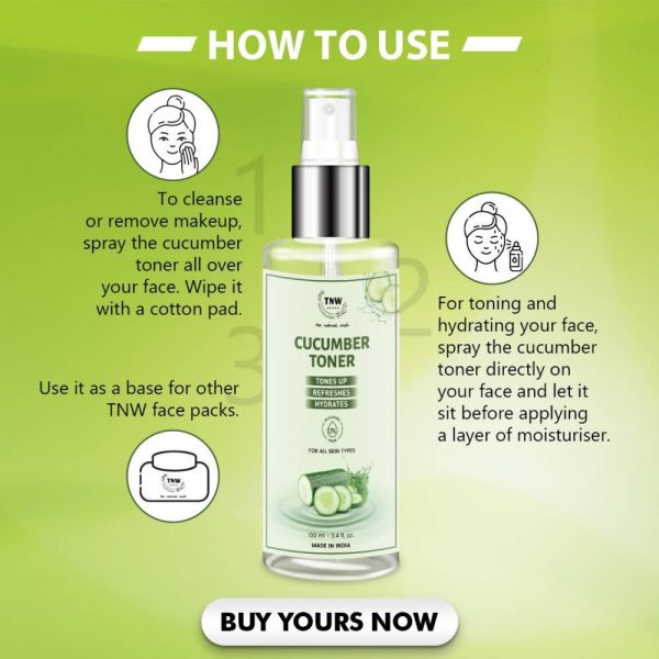 The Natural Wash Cucumber Toner Hot on Sale