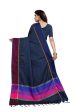 Vamika Navy Cotton Silk Weaving Saree (Binita Navy) Online Sale