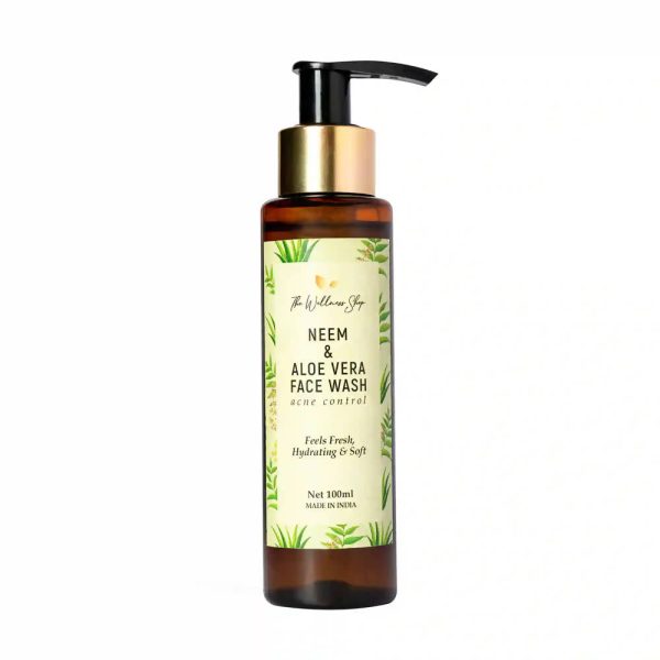 The Wellness Shop Neem & Aloe Vera Face Wash Supply