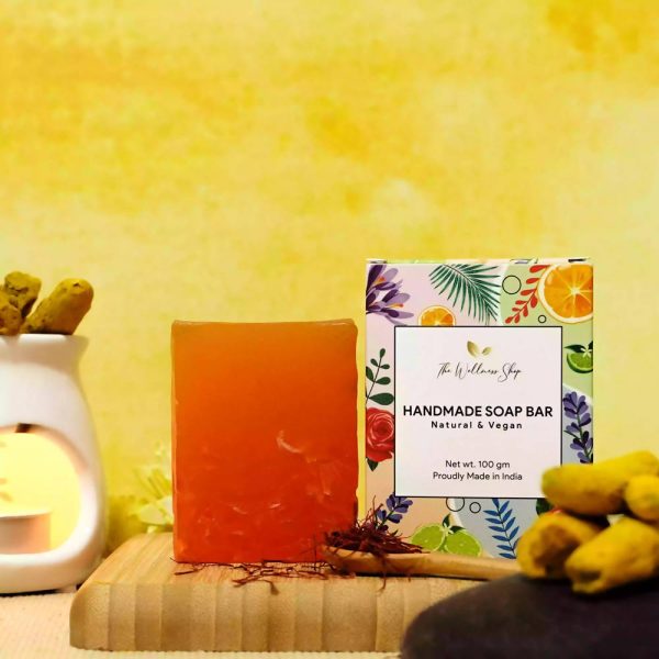 The Wellness Shop Premium Turmeric & Saffron Handmade Soap Discount