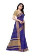 Vamika Navy Cotton Silk Weaving Saree (Anaya Navy Blue) Hot on Sale