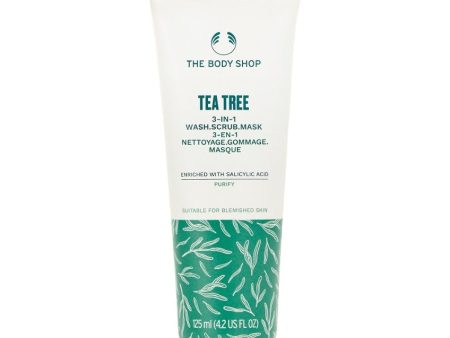 The Body Shop Tea Tree 3 IN 1 Wash Scrub Mask For Sale