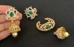 AD Emeralds Designer Jhumkas Hot on Sale