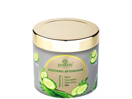 Prakriti Herbals Soothing Aftershave Mint Cucumber Aloe Vera Gel Online Hot Sale