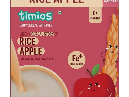 Timios Organic Rice Apple Baby Cereal on Sale