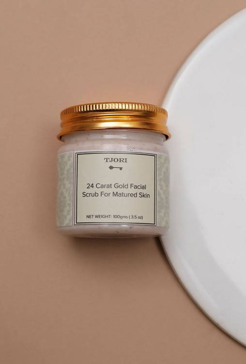 Tjori 24 Carat Gold Facial Scrub For Matured Skin Online Hot Sale