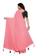 Vamika Pink Georgette Seqence Saree (Riva Pink) Online now